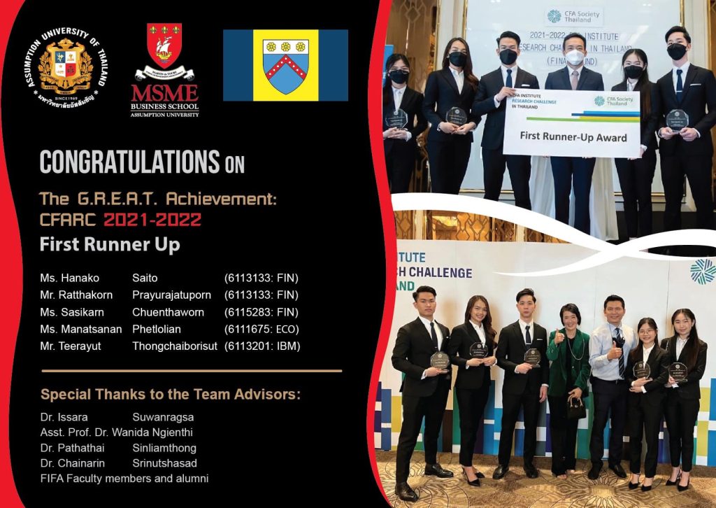 Congratulations on your G.R.E.A.T. achievement on CFARC 2021-2022