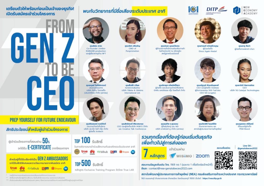 Registration for an event: 