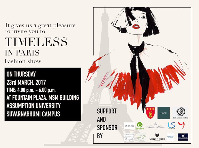 Timeless in Paris Fashion Show