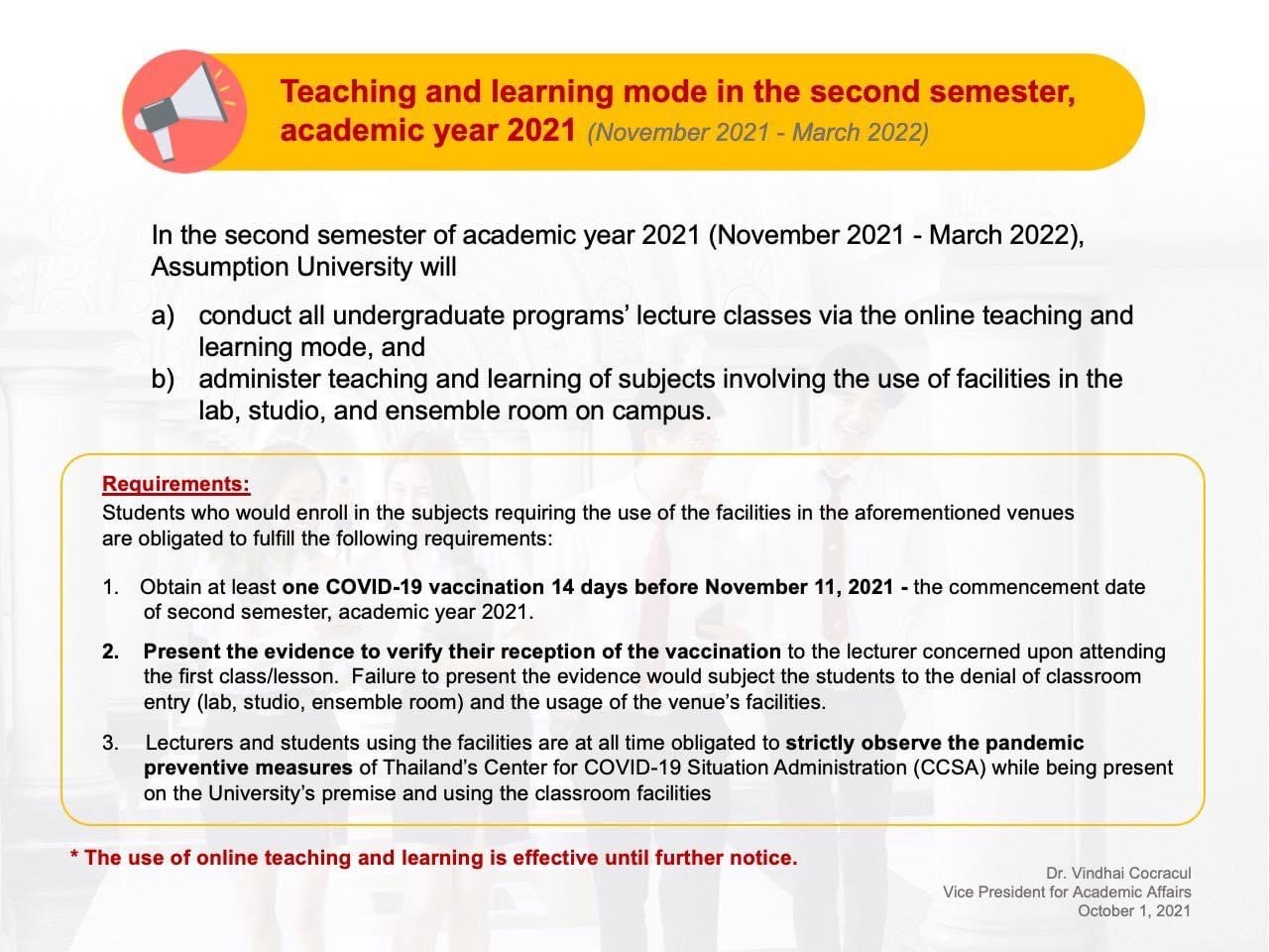 2/2021 Teaching and Learning Mode