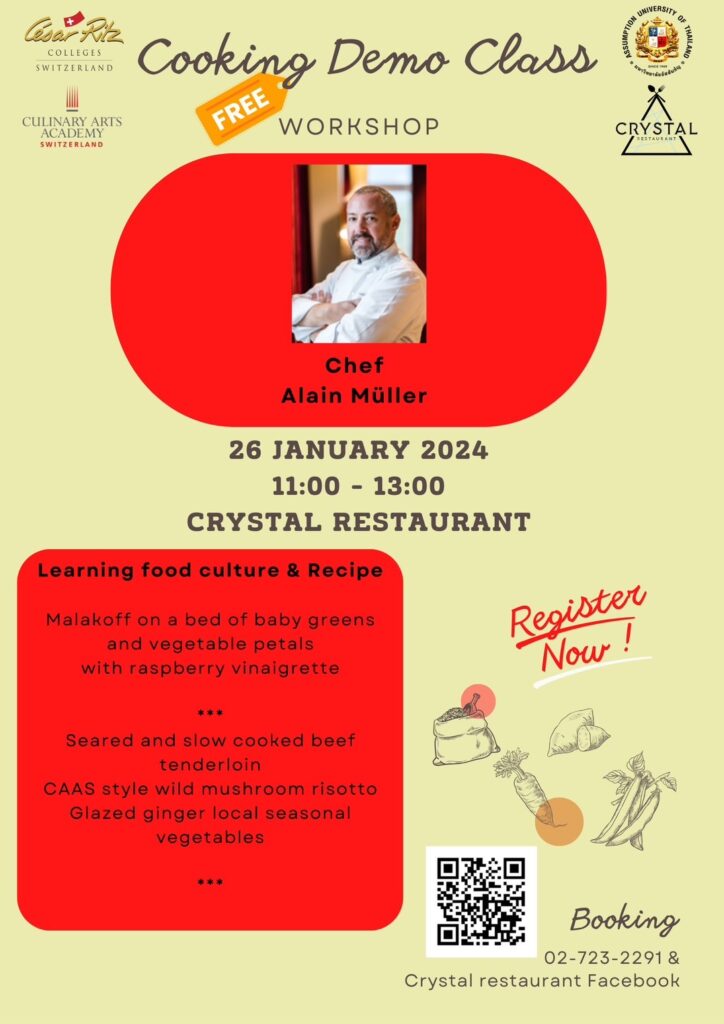 Cooking Demo Class, Workshop