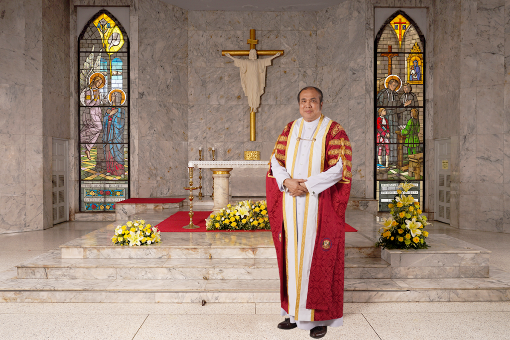 The installation of Reverend Brother Gabriel Sirichai Fonseka as the new President of Assumption University of Thailand