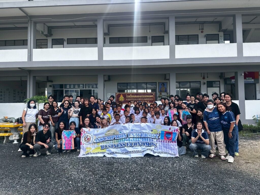 B.ECON CSR Project: Student-Led Engagement at Khlong Kra Chaeng Toei School